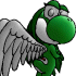 Jade Yoshi! Yoshi w/Wings #3.